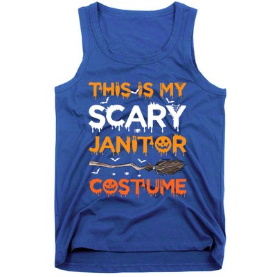 This Is My Scary Janitor Costume Halloween Gift Tank Top