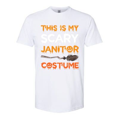 This Is My Scary Janitor Costume Halloween Gift Softstyle CVC T-Shirt