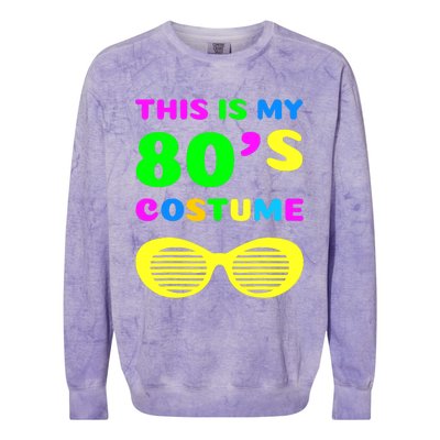 This Is My 80s Costume Colorblast Crewneck Sweatshirt