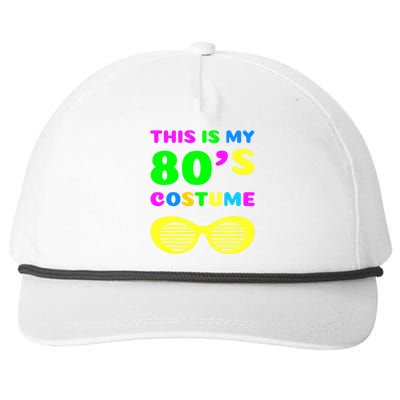 This Is My 80s Costume Snapback Five-Panel Rope Hat