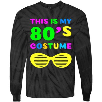 This Is My 80s Costume Tie-Dye Long Sleeve Shirt