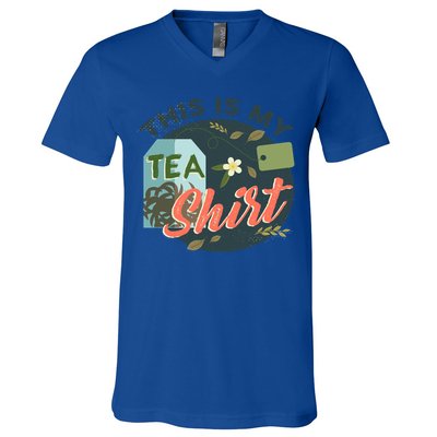 This Is My Tea Gift V-Neck T-Shirt