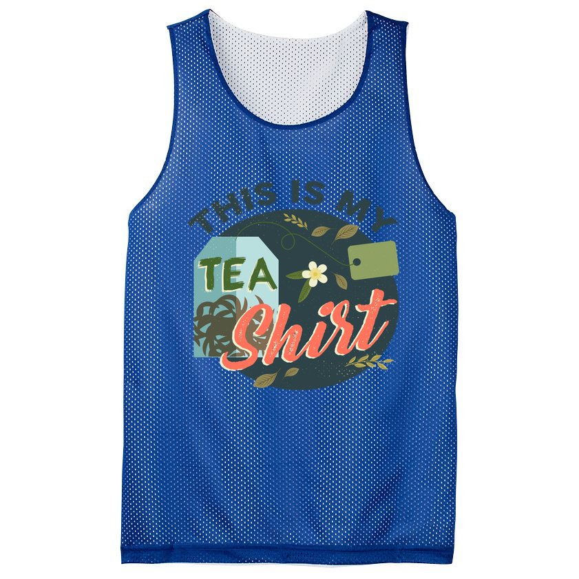 This Is My Tea Gift Mesh Reversible Basketball Jersey Tank
