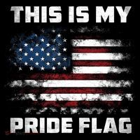 This Is My Pride Flag USA American 4th Of July Patriotic Button