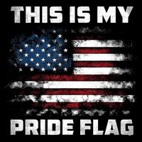 This Is My Pride Flag USA American 4th Of July Patriotic Drawstring Bag