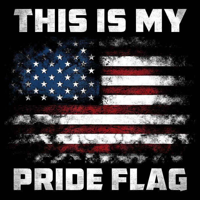 This Is My Pride Flag USA American 4th Of July Patriotic Drawstring Bag