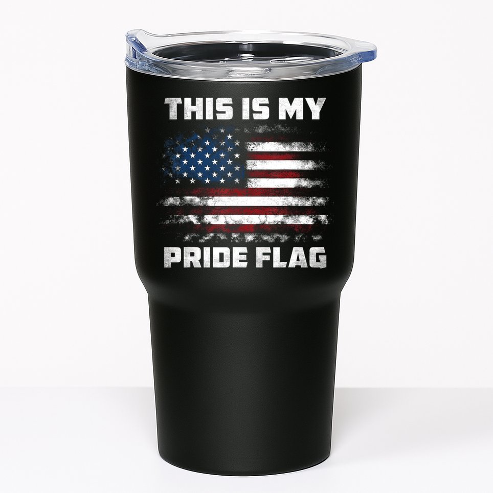 This Is My Pride Flag USA American 4th Of July Patriotic Tumbler