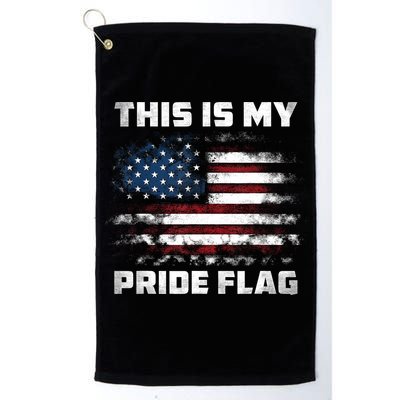 This Is My Pride Flag USA American 4th Of July Patriotic Golf Towel