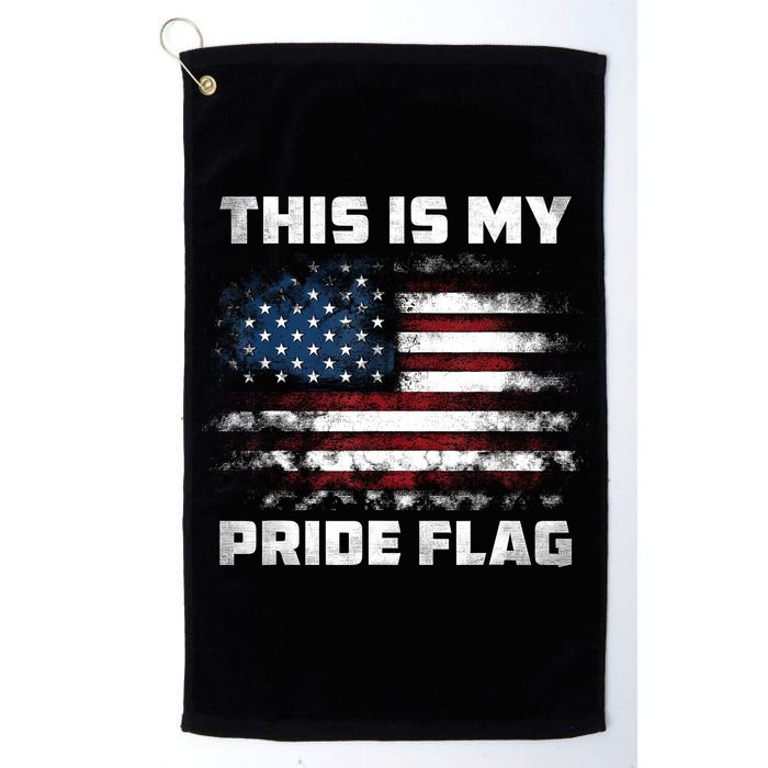 This Is My Pride Flag USA American 4th Of July Patriotic Golf Towel
