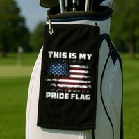 This Is My Pride Flag USA American 4th Of July Patriotic Golf Towel