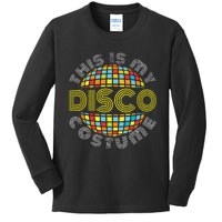 This Is My Disco Costume Kids Long Sleeve Shirt