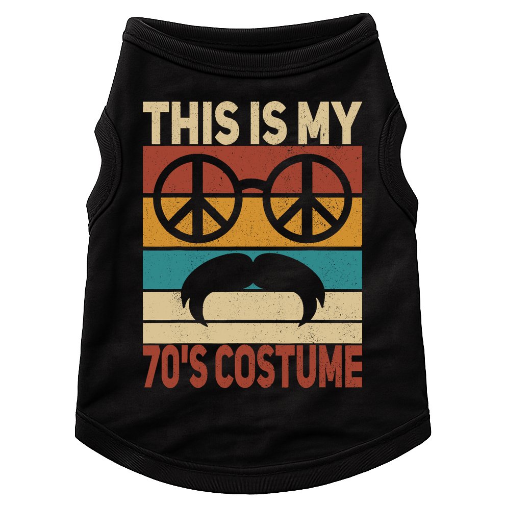 This Is My 70s Costume 70 Styles 70S Disco 1970s Outfit Doggie Tank
