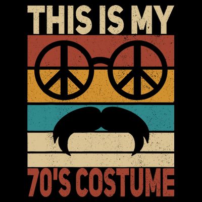 This Is My 70s Costume 70 Styles 70S Disco 1970s Outfit T-Shirt