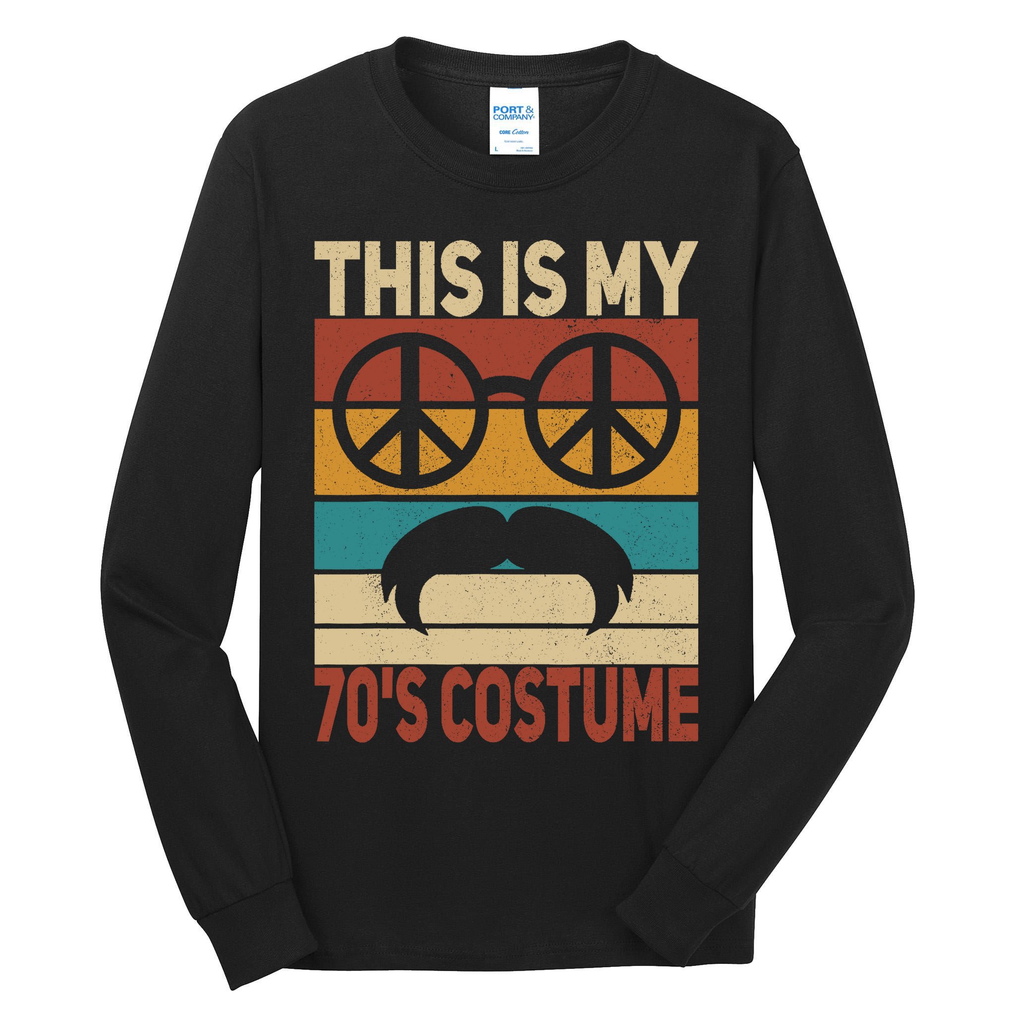 This Is My 70s Costume 70 Styles 70S Disco 1970s Outfit Tall Long Sleeve T-Shirt