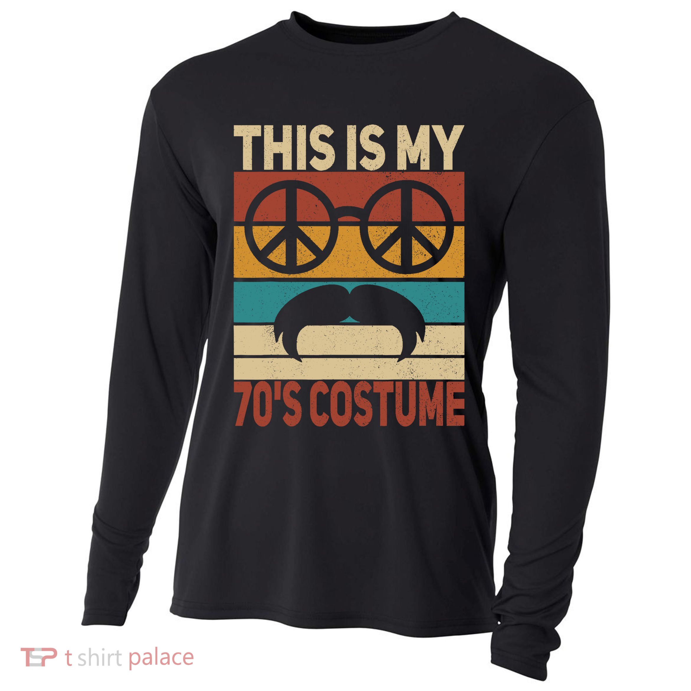 This Is My 70s Costume 70 Styles 70S Disco 1970s Outfit Cooling Performance Long Sleeve Crew