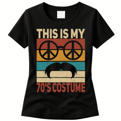 This Is My 70s Costume 70 Styles 70S Disco 1970s Outfit Womens T-Shirt