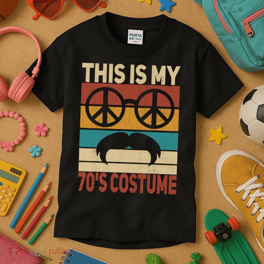 This Is My 70s Costume 70 Styles 70S Disco 1970s Outfit Kids T-Shirt