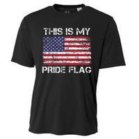 This Is My Pride Flag Usa American 4th Of July Cooling Performance Crew T-Shirt