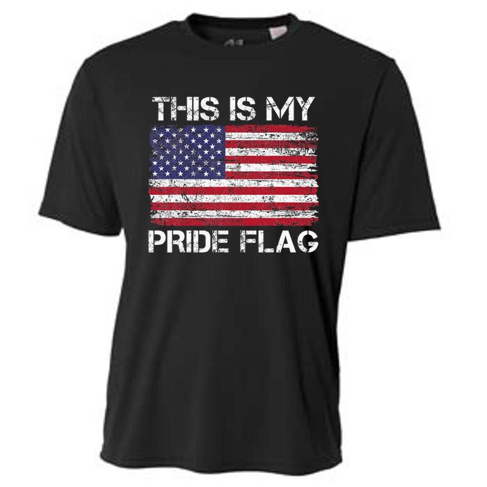 This Is My Pride Flag Usa American 4th Of July Cooling Performance Crew T-Shirt