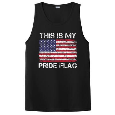 This Is My Pride Flag Usa American 4th Of July PosiCharge Competitor Tank