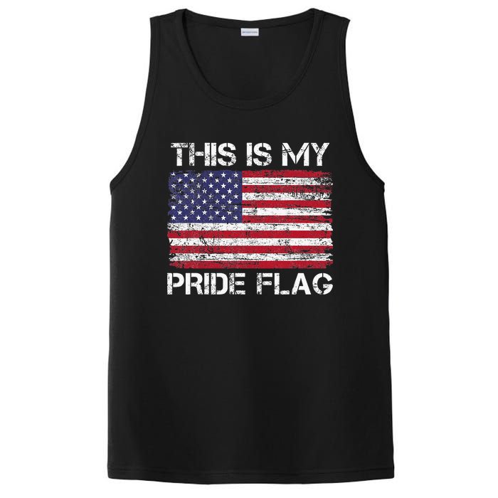 This Is My Pride Flag Usa American 4th Of July PosiCharge Competitor Tank