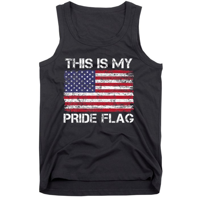 This Is My Pride Flag Usa American 4th Of July Tank Top