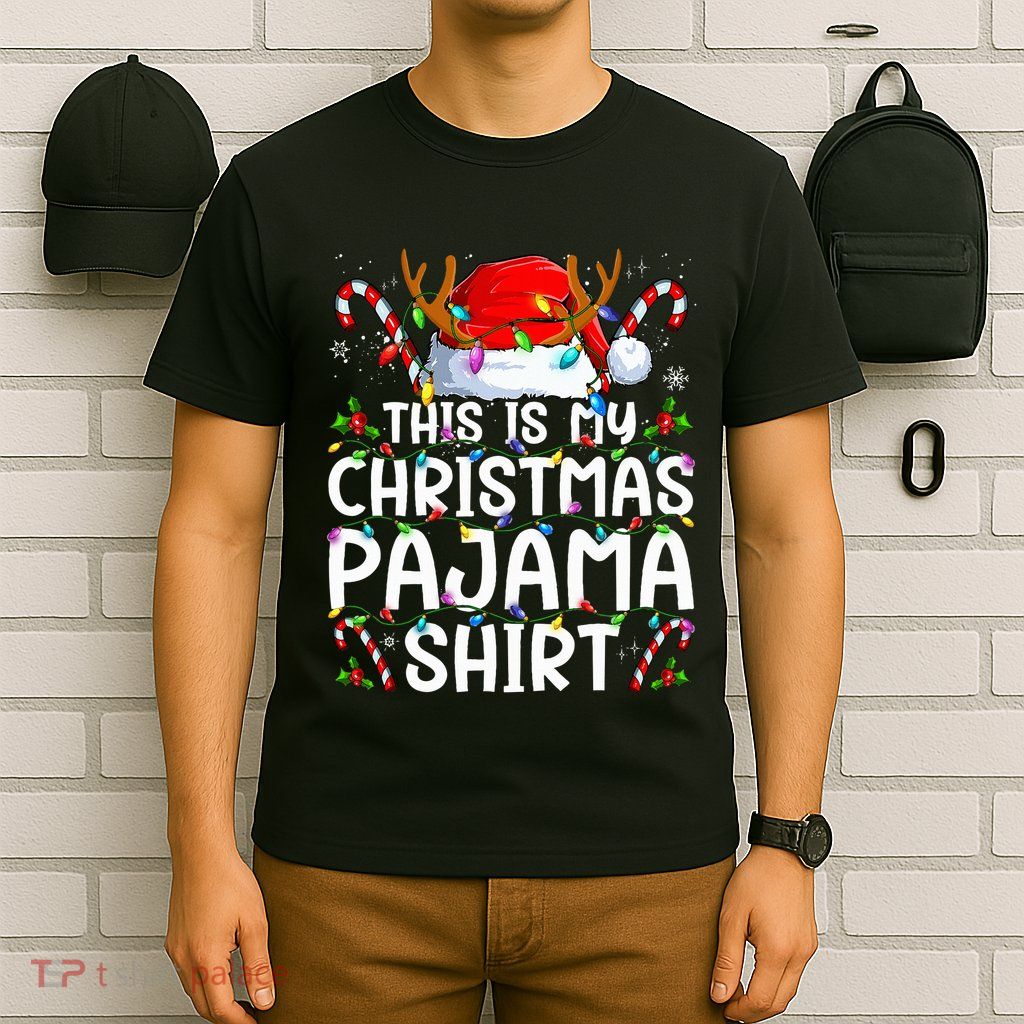 This Is My Christmas Pajama Funny Xmas Pjs T-Shirt