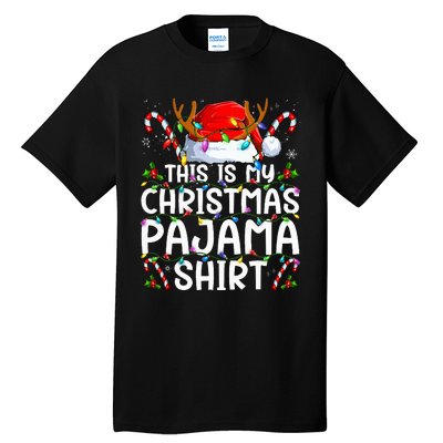 This Is My Christmas Pajama Funny Xmas Pjs Tall T-Shirt