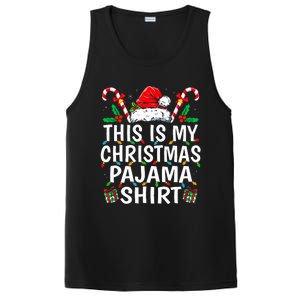 This Is My Christmas Pajama  Funny Xmas PJs  PosiCharge Competitor Tank