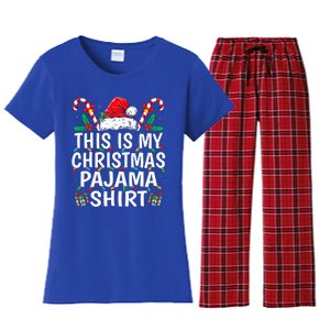 This Is My Christmas Pajama  Funny Xmas PJs  Women's Flannel Pajama Set