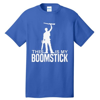 This Is My Boomstick Shotgun Chainsaw Dead Evil Halloween Tall T-Shirt