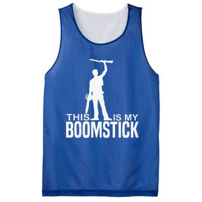 This Is My Boomstick Shotgun Chainsaw Dead Evil Halloween Mesh Reversible Basketball Jersey Tank