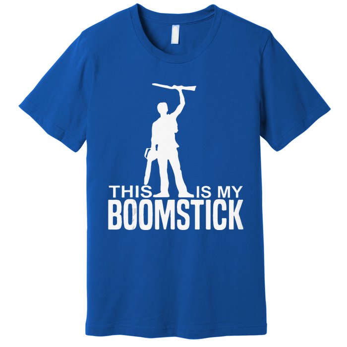 This Is My Boomstick Shotgun Chainsaw Dead Evil Halloween Premium T-Shirt