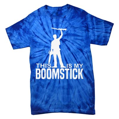 This Is My Boomstick Shotgun Chainsaw Dead Evil Halloween Tie-Dye T-Shirt