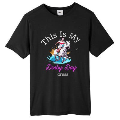 This Is My Derby Day Dress Horse Tall Fusion ChromaSoft Performance T-Shirt