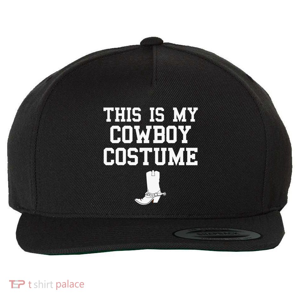 This Is My Cowboy Costume Funny Lazy Country Western Wool Snapback Cap