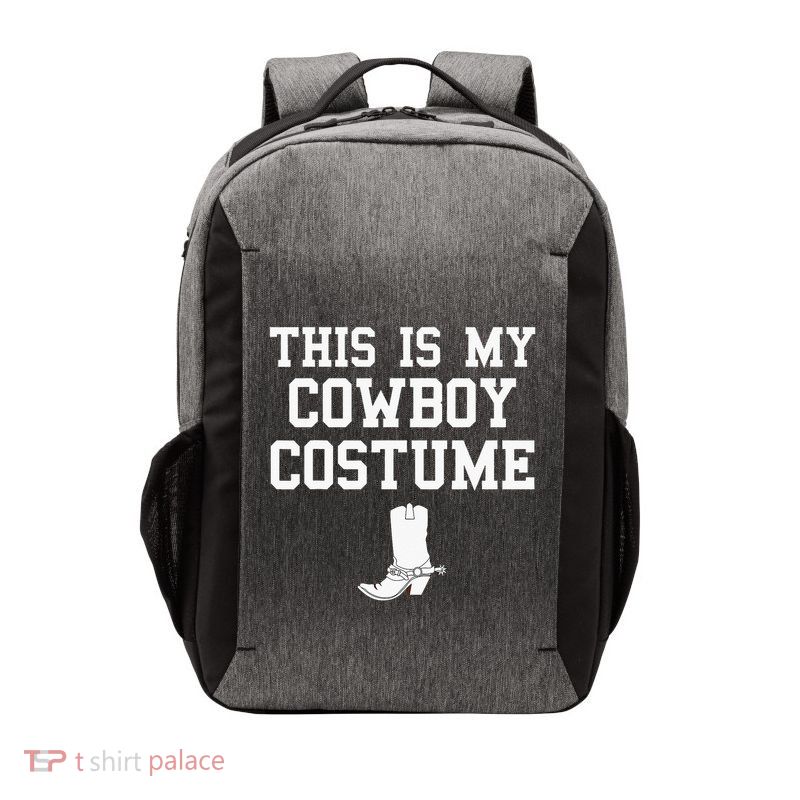 This Is My Cowboy Costume Funny Lazy Country Western Vector Backpack