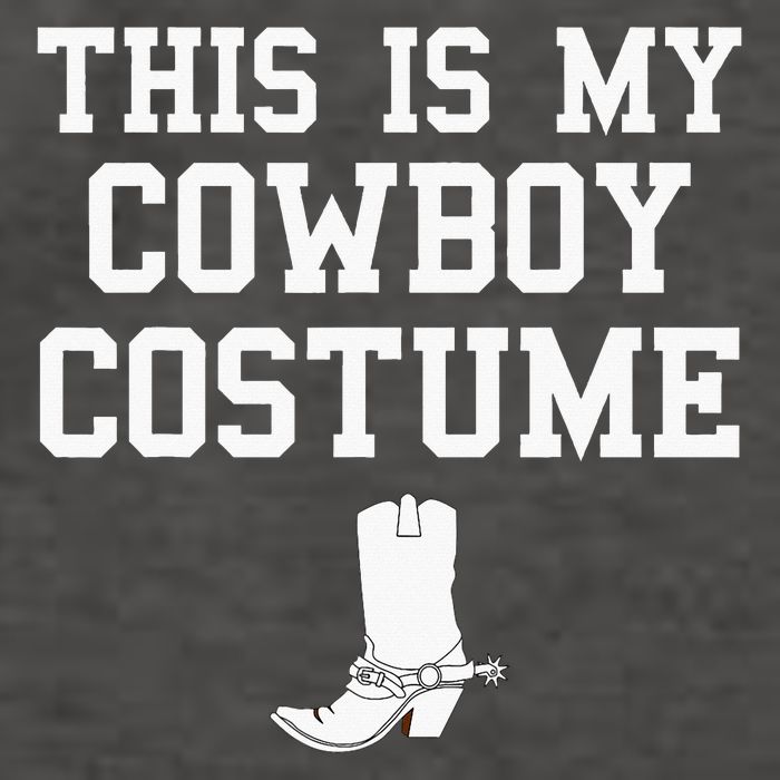 This Is My Cowboy Costume Funny Lazy Country Western Vector Backpack