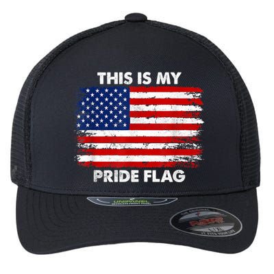 This Is My Pride Flag Flexfit Unipanel Trucker Cap