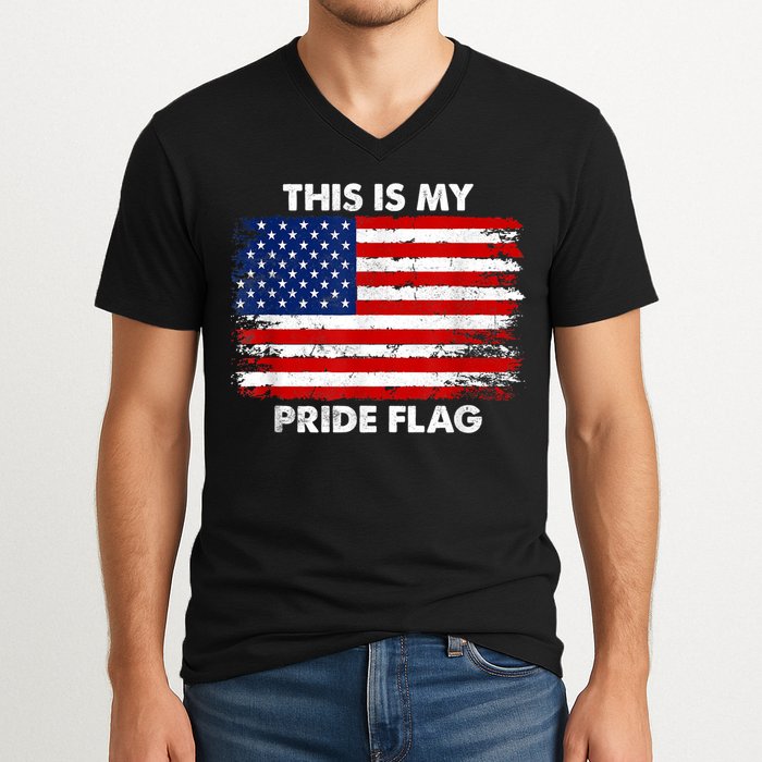 This Is My Pride Flag V-Neck T-Shirt