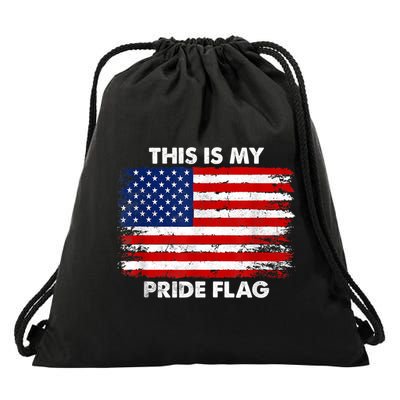 This Is My Pride Flag Drawstring Bag