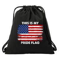 This Is My Pride Flag Drawstring Bag