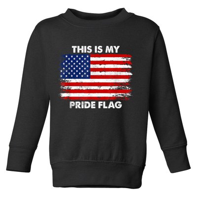 This Is My Pride Flag Toddler Sweatshirt
