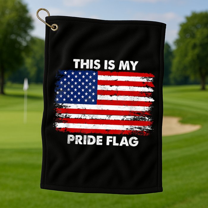 This Is My Pride Flag Golf Towel