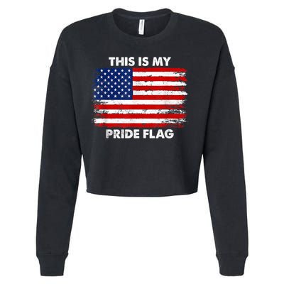 This Is My Pride Flag Cropped Pullover Crew