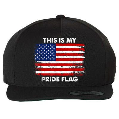 This Is My Pride Flag Wool Snapback Cap