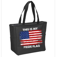 This Is My Pride Flag Zip Tote Bag