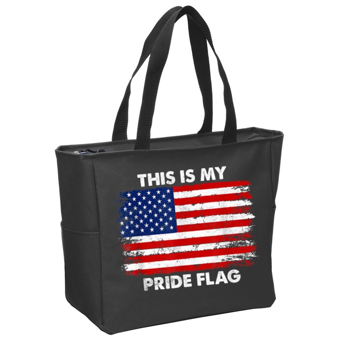 This Is My Pride Flag Zip Tote Bag