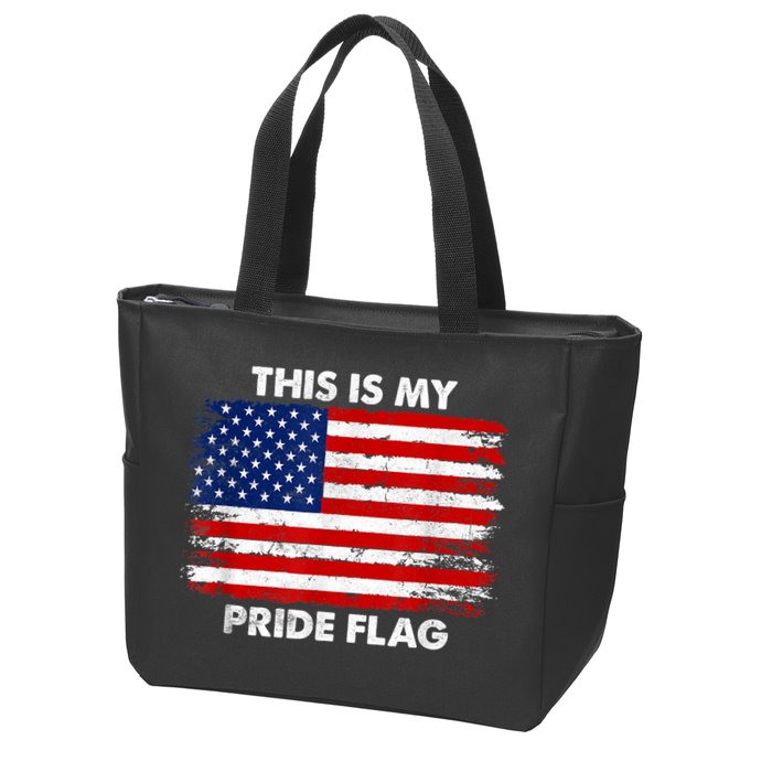 This Is My Pride Flag Zip Tote Bag