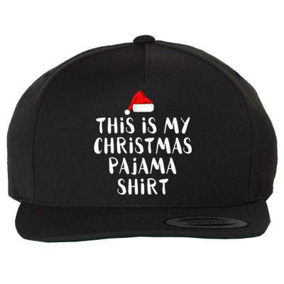 This Is My Christmas Pajama Wool Snapback Cap